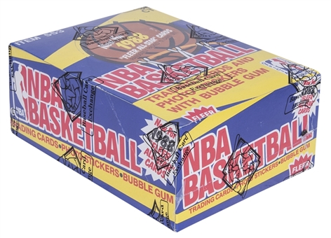 1988-89 Fleer Basketball Unopened Wax Box (36 Packs) - BBCE Certified